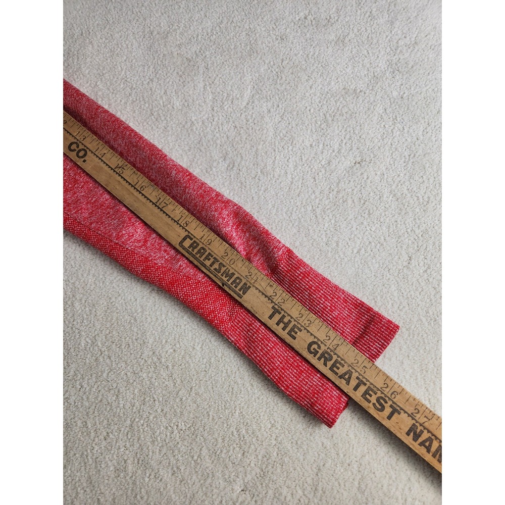 Red Gymshark Long Sleeve Crop Top Athletic Shirt Women's Size Large Keyhole Back - Picture 9 of 9
